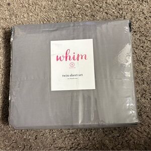 Whim Twin Sheet Set (Grey New)
